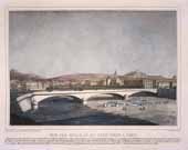 Vue des quais et du Pont Neuf à Nice.