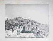 Vue de la Terrasse et du Château de Nice. 1821.